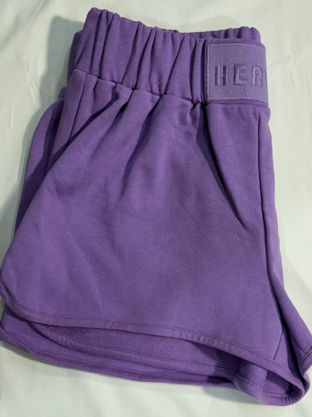 Hervé By Hervé Léger Purple Knit Shorts Women's Small Luxury Designer